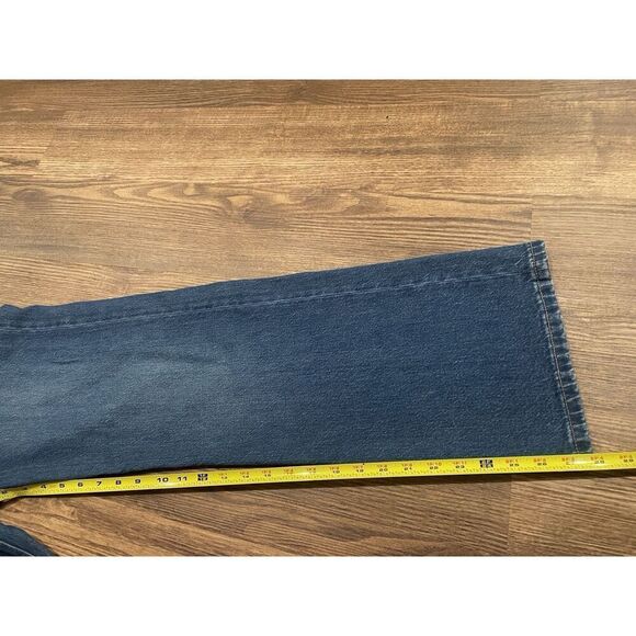 LOFT Women's The Wide Leg Jeans Front Patch Pockets High-Rise Size 27/4P - Picture 12 of 14